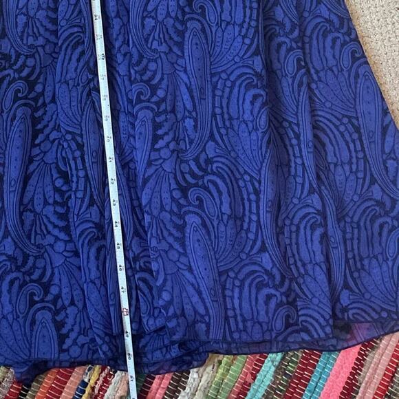 The Jetset Diaries Sea Goddess Blue Cutout Front Slit Maxi Dress Size XS - Picture 8 of 11